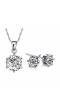 Sparkle Zircon Pendant Set