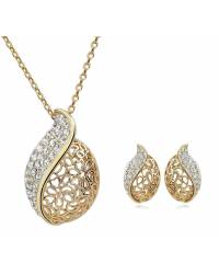 Buy Online Crunchy Fashion Earring Jewelry Gold Plated Round Drop Earrings  Drops & Danglers CFE1579