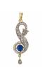 Zircon S Blue Pendant Necklace