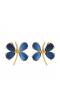 Dark Blue butterfly Pendant set