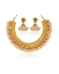Buy Online Crunchy Fashion Earring Jewelry Green Blossom haldi Set Jewellery CFS0503