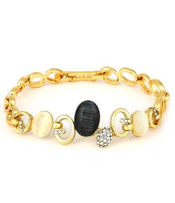 fashionable Golden Black Bracelet