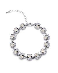 Buy Online Crunchy Fashion Earring Jewelry Missa Aqua Blue Crystal Earrings for Women Jewellery CFE1135