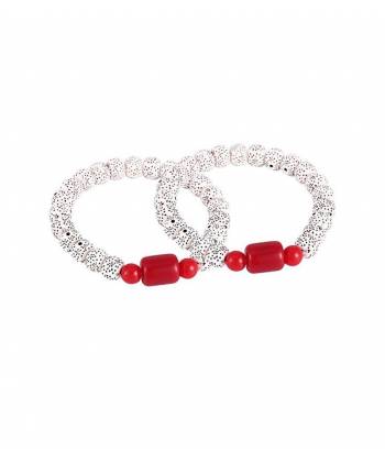 Bracelet Combo Red & White color