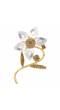 Studded Flower Unisex Brooch