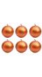 Unscented  Rose Gold   Ball Candle (Pack  of  -6)