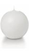 Unscented  White  Ball Candle (Pack  of  -3)