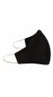 3 Ply/ Layer Reusable/Washable Plain Black Color Cotton Face Mask for Men and Women- Pack of 3 CFMSK0014