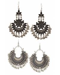 Buy Online Crunchy Fashion Earring Jewelry Radhe Krishna Drop Earrings Combo Jewellery RAE0327
