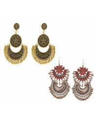 Buy Online Crunchy Fashion Earring Jewelry Pink Beaded Shoes Earrings for Girls & Women Drops & Danglers CFE2068