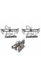 Oxidized Silver Plated Meera Stud Earrings and Ring Set for Women