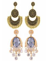 Buy Online Crunchy Fashion Earring Jewelry Orange Crochet Multilayer Necklace - Handmade Beach Jewellery CFN0973