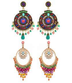Bohemian Multi-Color Boho Beads Earrings 