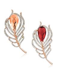 Buy Online Crunchy Fashion Earring Jewelry Oscian Blue Oxidized Silver Dangler Earrings Jewellery CFE1194