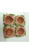 Amroha Crafts 4 Pcs Diya Set of Clay Handmade Diya  02