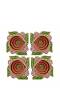 Amroha Crafts 4 Pcs Diya Set of Clay Handmade Diya  02