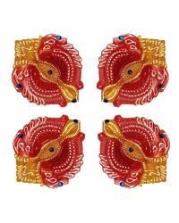 Buy Online Crunchy Fashion Earring Jewelry Amroha Crafts 20 Pcs  Mutki  Big Diya Set of Clay Handmade Diya 0010  CFDIYA010