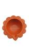Amroha Crafts 12 Surya Shape Diya Set for Diwali Gift/Decorations Clay Handmade Diya 32