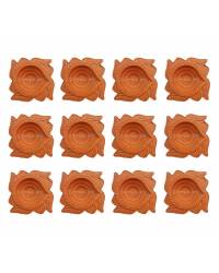 Buy Online Crunchy Fashion Earring Jewelry Unscented  Golden  Taper Candle (Pack  of  -6) Candles CFCDL0027