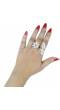 Paradiso Glitz Collection AAA Cubic Zirconia Golden AD Rings 