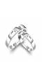 2PCS Couples Stainless Steel Ring