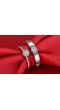 2PCS Couples Rings Stainless Steel Ring