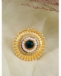 Buy Online Royal Bling Earring Jewelry Beautiful Meenakari Yellow Hoop Earrings RAE1357 Jewellery RAE1357