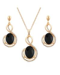 Buy Online Crunchy Fashion Earring Jewelry Tiaraz Fashion Black German Silver Beaded Earrings Jewellery CMB0021