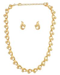 Buy Online Crunchy Fashion Earring Jewelry Afghani Mirror Pendant Necklace, Earrings Jewellery CFS0253