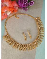 Buy Online Crunchy Fashion Earring Jewelry Yellow Oval Block Necklace Jewellery CFN0108