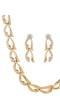 Gold Plated AD Necklace Set 