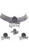 Oxidised  German SIlver Necklace Earrings Set 