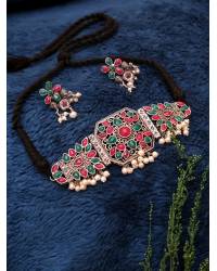 Buy Online Royal Bling Earring Jewelry Lavender Meenakari Jhumka Earrings with Pearl Beads for Jewellery RAE2461