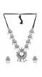 Oxidized Silver New Style Necklace & Earring Set CFS0324