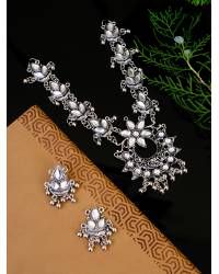 Buy Online Crunchy Fashion Earring Jewelry Gold Plated Earring & Maangtika Set  Jewellery RAE0315
