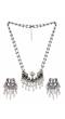 Traditional Antique Silver Goddess Temple Set CFS0330