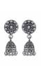 Oxidized Silver-Plated Kolhapuri Jewllery Set With Jhumki Earrings CFS0341