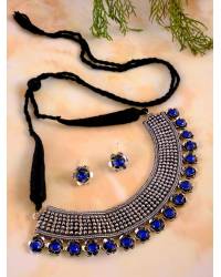 Buy Online Royal Bling Earring Jewelry Royal Blue Meenakari Hoops Earrings Jewellery RAE0362