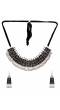 Oxidised  German Silver Trendy Choker Necklace & Earrings Set CFS0371