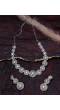 Elegant Designer American Diamond Necklace Set With Earrings CFS0400