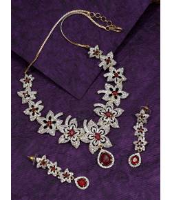 Elegant Royal Antique Style Necklace Set With Earring CFS0402