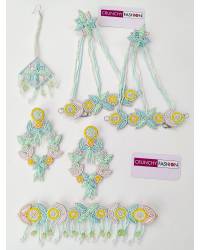 Buy Online Crunchy Fashion Earring Jewelry Dangling Circles Handmade Beaded Earrings for Women and Drops & Danglers CFE2171