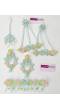 Green-Yellow Haldi-Mehndi Bridal Jewellery Set