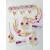 Pink-Yellow Beaded Flo...