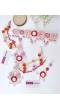 Pink-Baby PInk Handmade Floral Haldi Jewellery Set