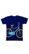 Wonder Kids Blue Graphic Printed Pure Cotton T-shirt for Boys