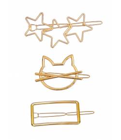Set of 3 Gold-Toned Bobby Pins CFH0129