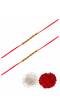 Crunchy Fashions Fancy Rakhi Set- Pack of 2 CFRKH0058