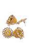 Gold Plated  Yellow Jhumka Earrings RAE0607