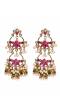 Traditional Gold Plated Kundan & Perl layered Earrings RAE0618